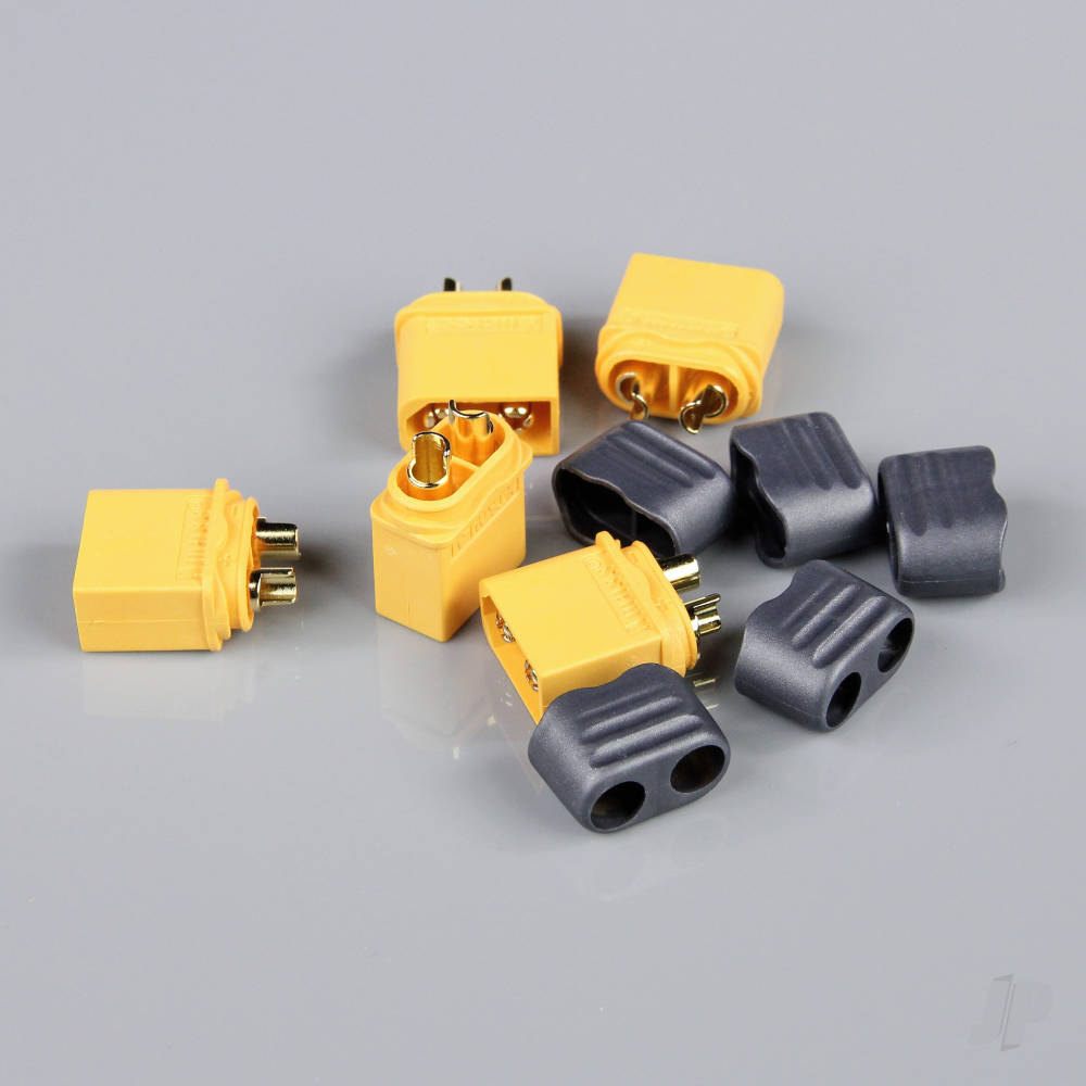 XT60 Male with Cap End (ESC End) (5 pcs)