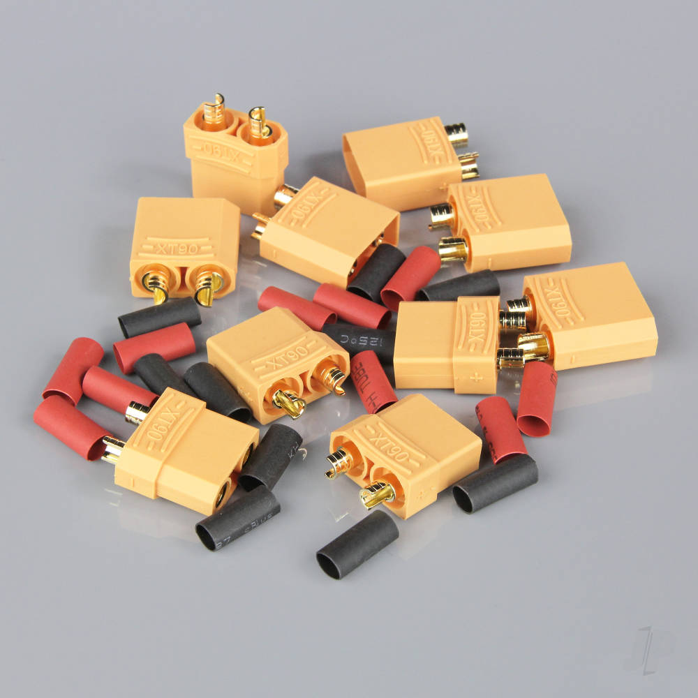 XT90 Pairs including Heat Shrink (5 pcs)