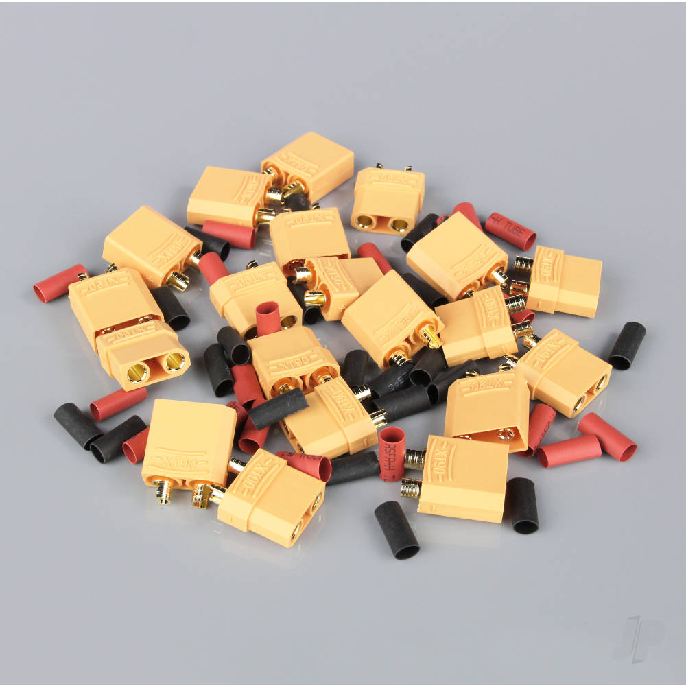 XT90 Pairs including Heat Shrink (10 pcs)