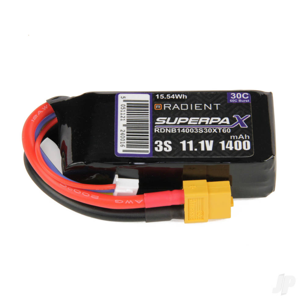 LiPo 3S 1400mAh 11.1V 30C XT60