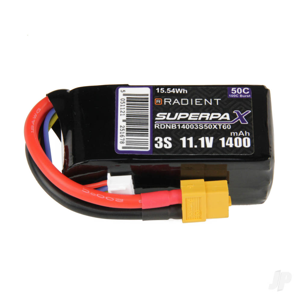 LiPo 3S 1400mAh 11.1V 50C XT60