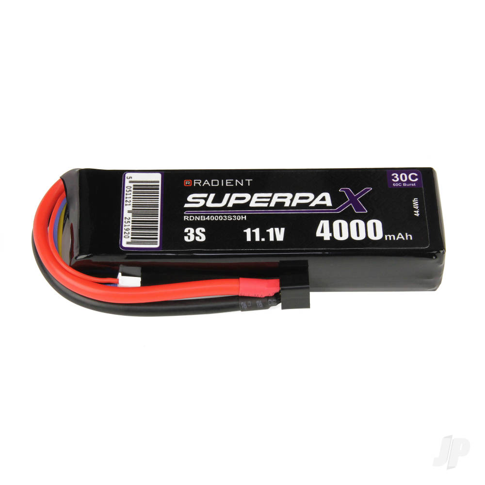 LiPo 3S 4000mAh 11.1V 30C Deans (HCT)