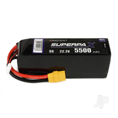 Radient LiPo 6S 5500mAh 22.2V 80C XT90