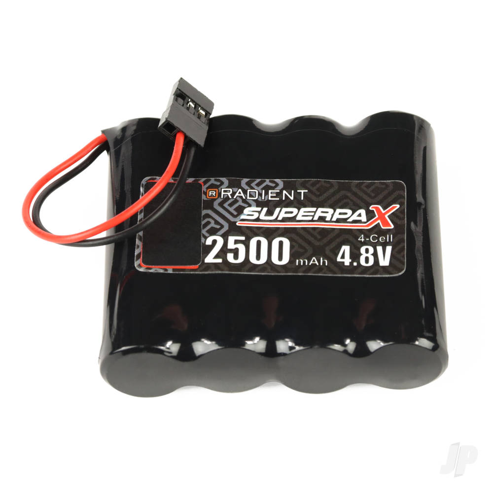 NiMH 4.8V 2500mAh AA SBS-Flat, Rx-JR