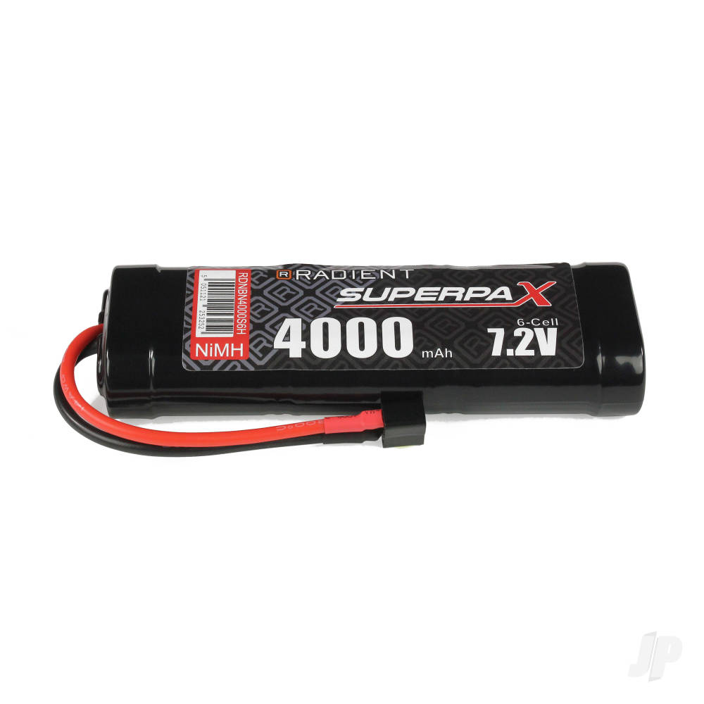 NiMH 7.2V 4000mAh SC Stick, Deans (HCT)