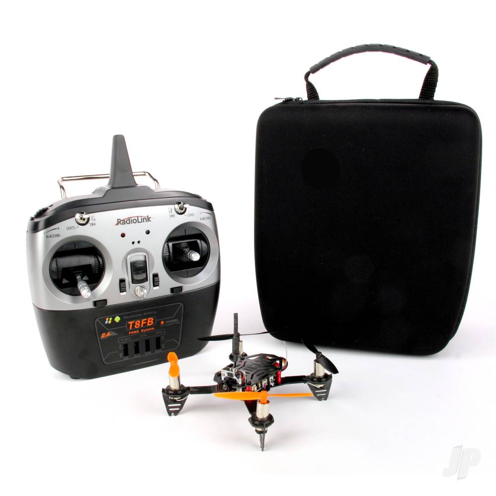 F110S Mini Racing Quadcopter Combo Including Camera, VTx and T8FB Transmitter