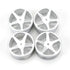 Schumacher Wheel; 5 spoke 25mm - Satin (Pk4) U1934