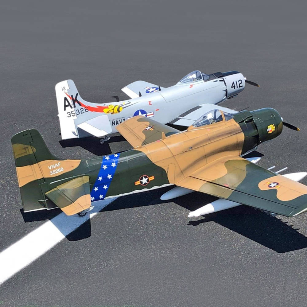 Skyraider 35 - 60cc 86in Camo