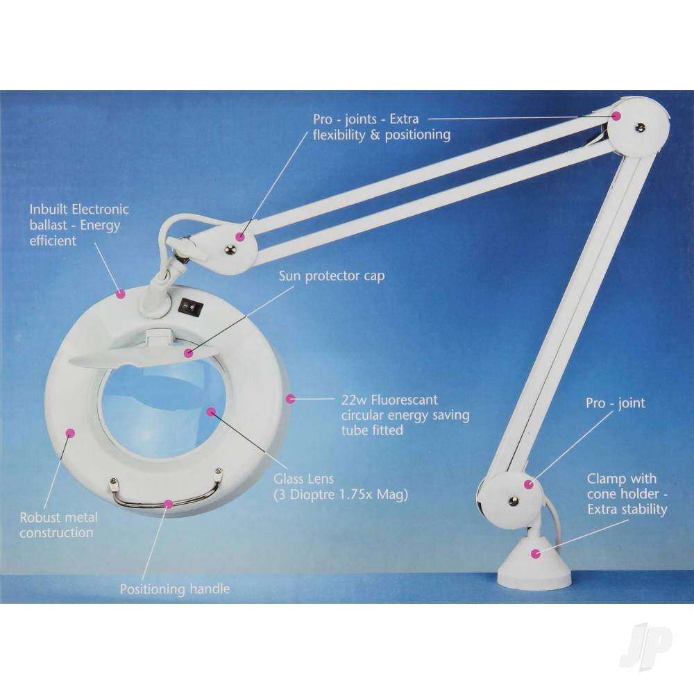 Lightcraft Magnifier Lamp with Cap (Lc8074)