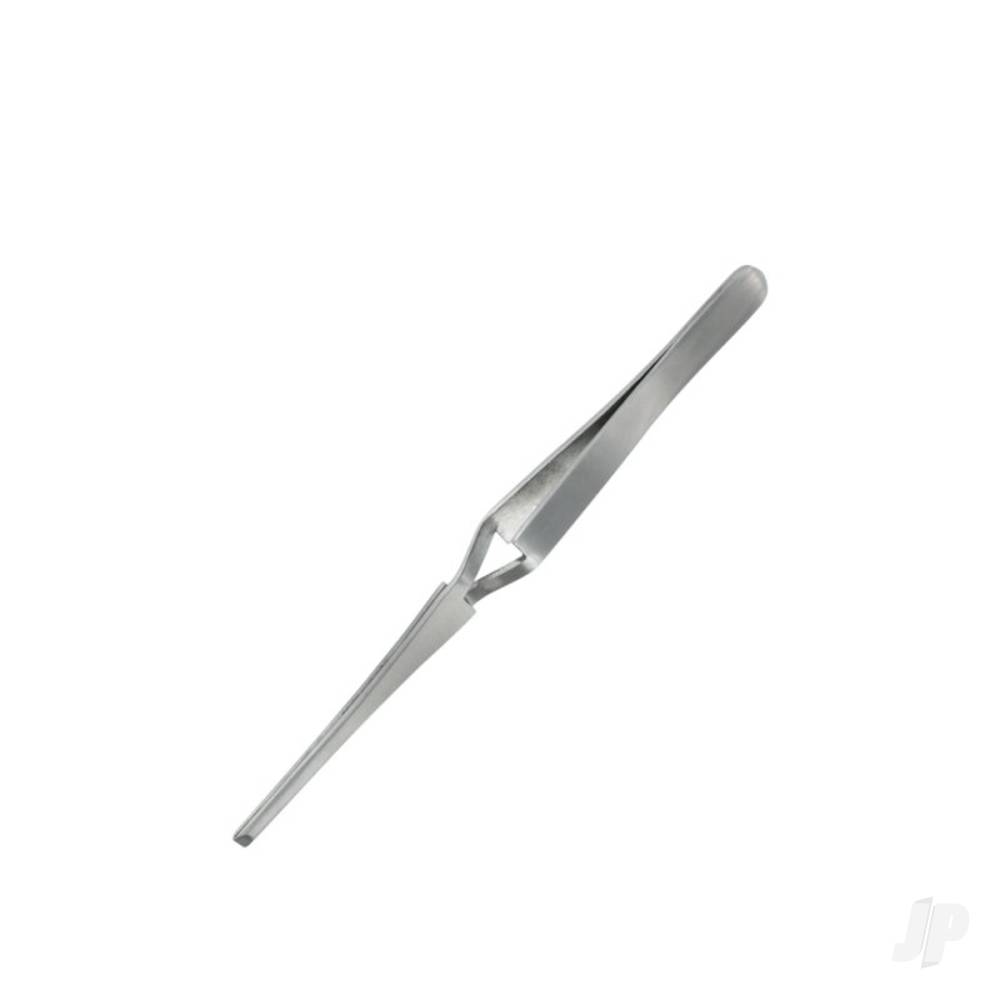 Straight Tip Reverse Action Blunt End Tweezers (160mm) (PTW1126)