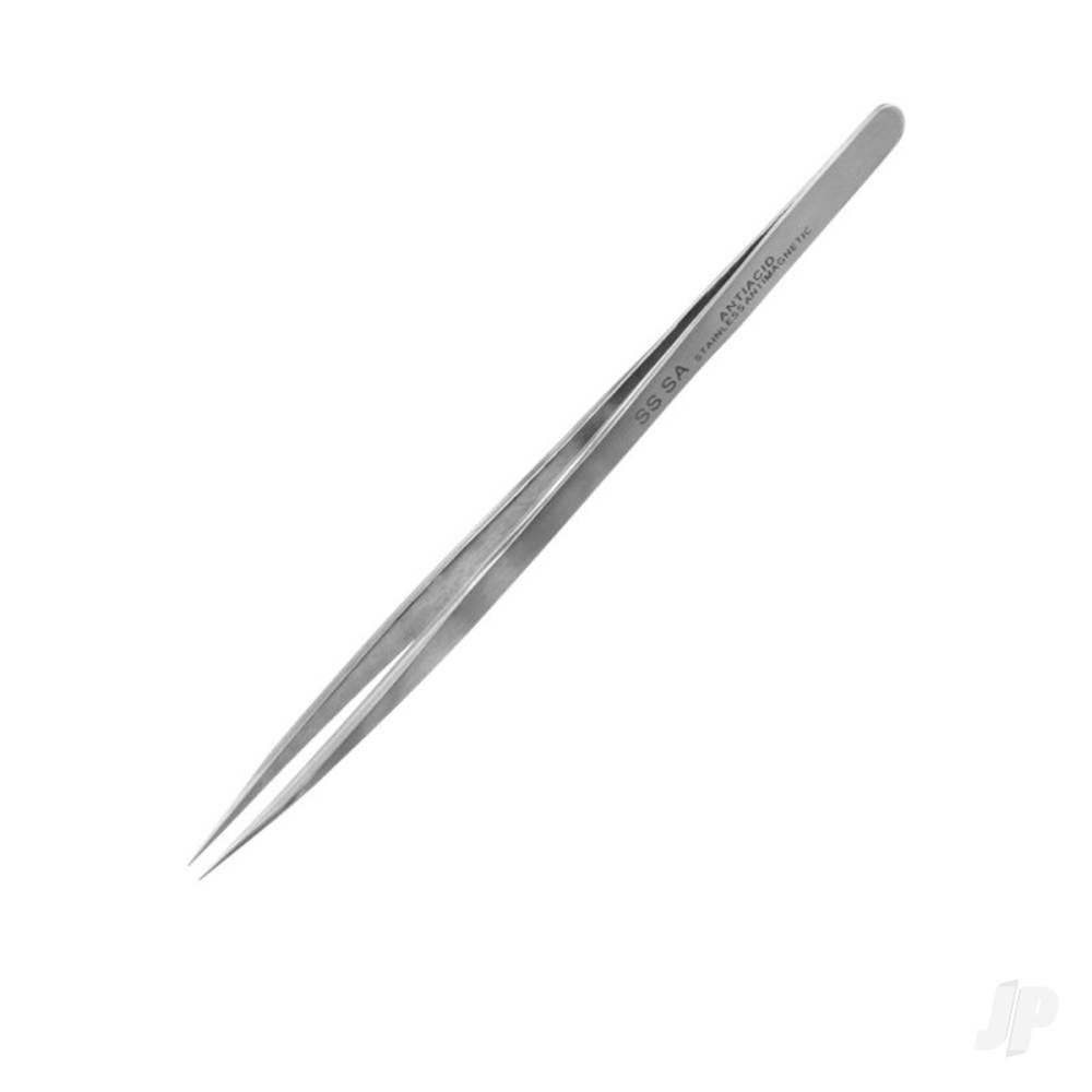 Very Fine Stainless Steel Tweezers (120mm) (PTW2185/Ss)