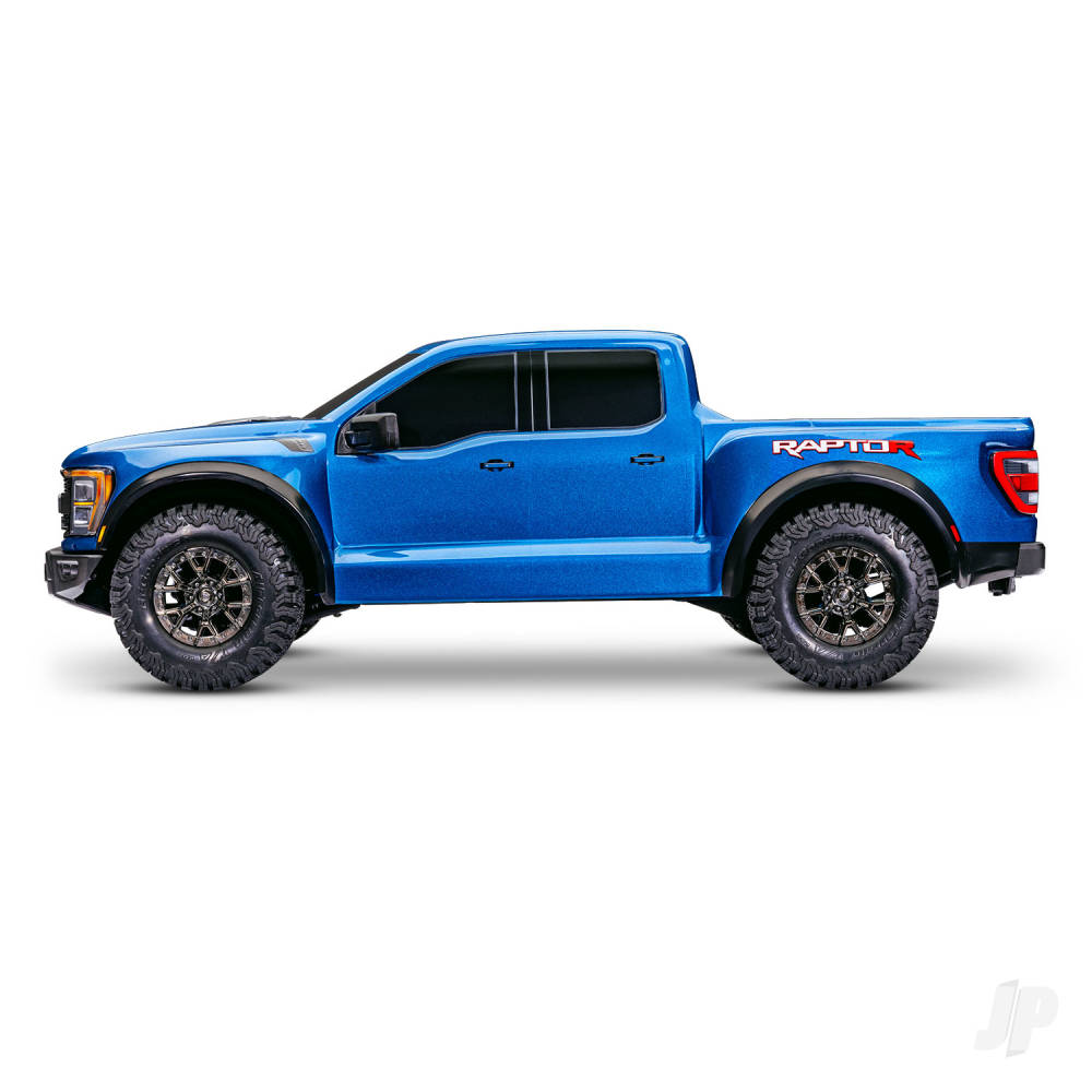 TRAXXAS Ford Raptor R 1:10 Pro Scale 4WD Brushless Electric Replica Truck, Blue