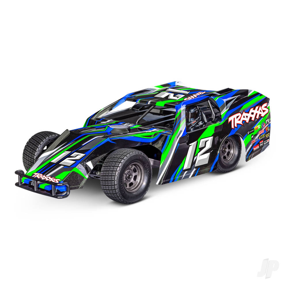 Slash Modified BL-2S 1:10 2WD RTR Dirt Oval Racer, Green (+ TQ 2-ch, BL-2S, 3300kV)