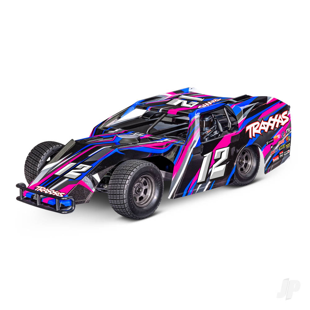 Slash Modified BL-2S 1:10 2WD RTR Dirt Oval Racer, Pink (+ TQ 2-ch, BL-2S, 3300kV)