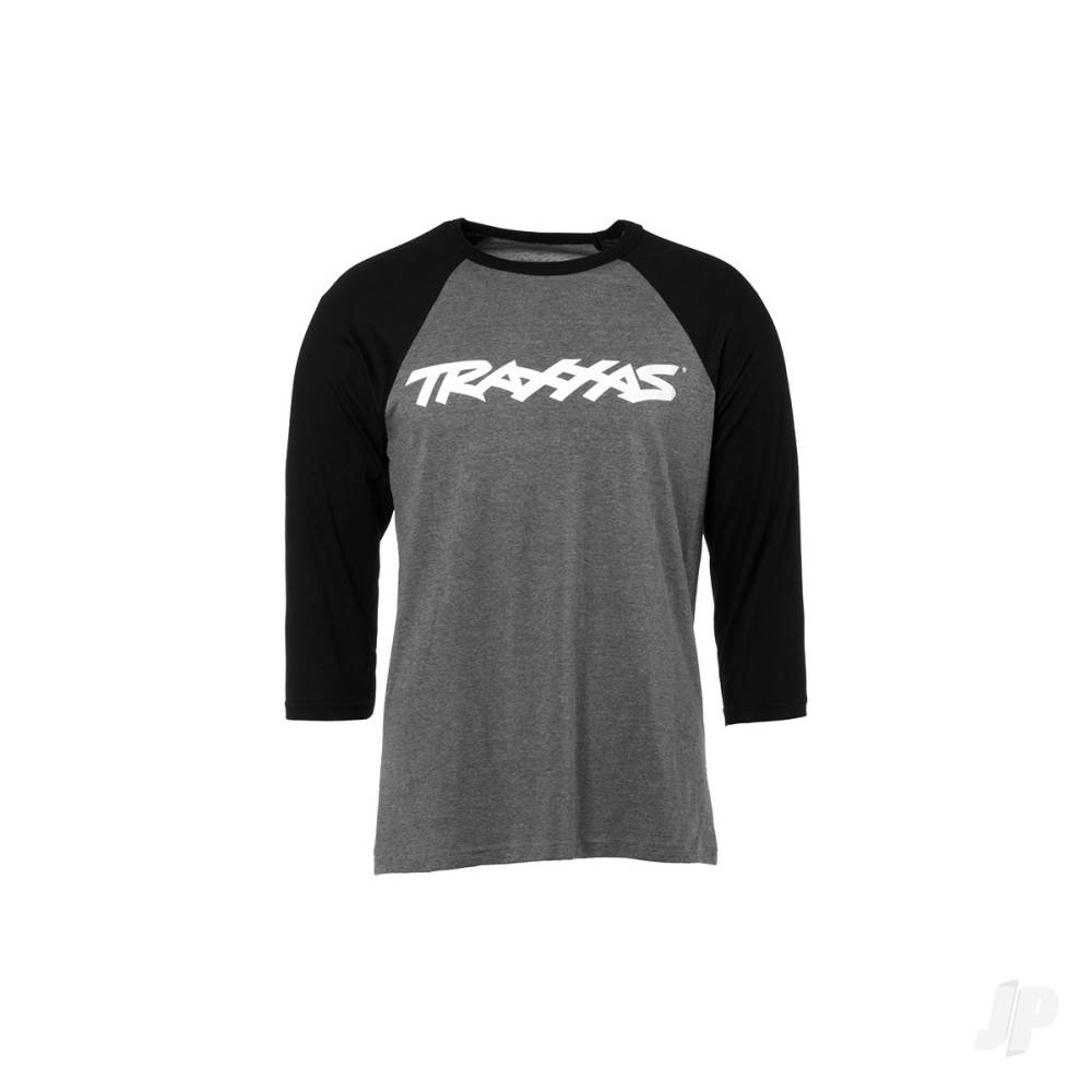 Traxx Raglan Shirt Grey / Black XXL