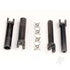 TRAXXAS Half shafts, Long truck (external-splined (2 pcs) &amp; internal-splined (2 pcs) / metal U-joints (4 pcs)