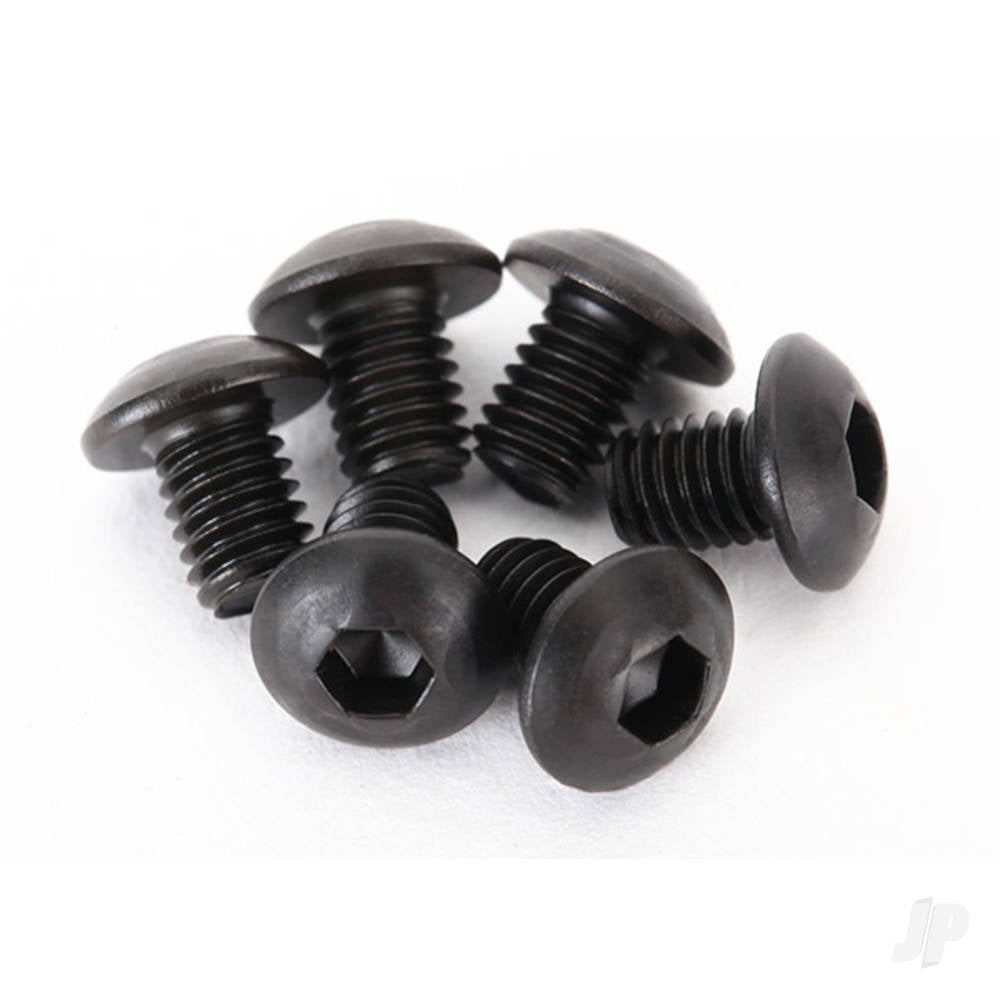 Screws, 3x4mm button-head machine (hex drive) (6 pcs)