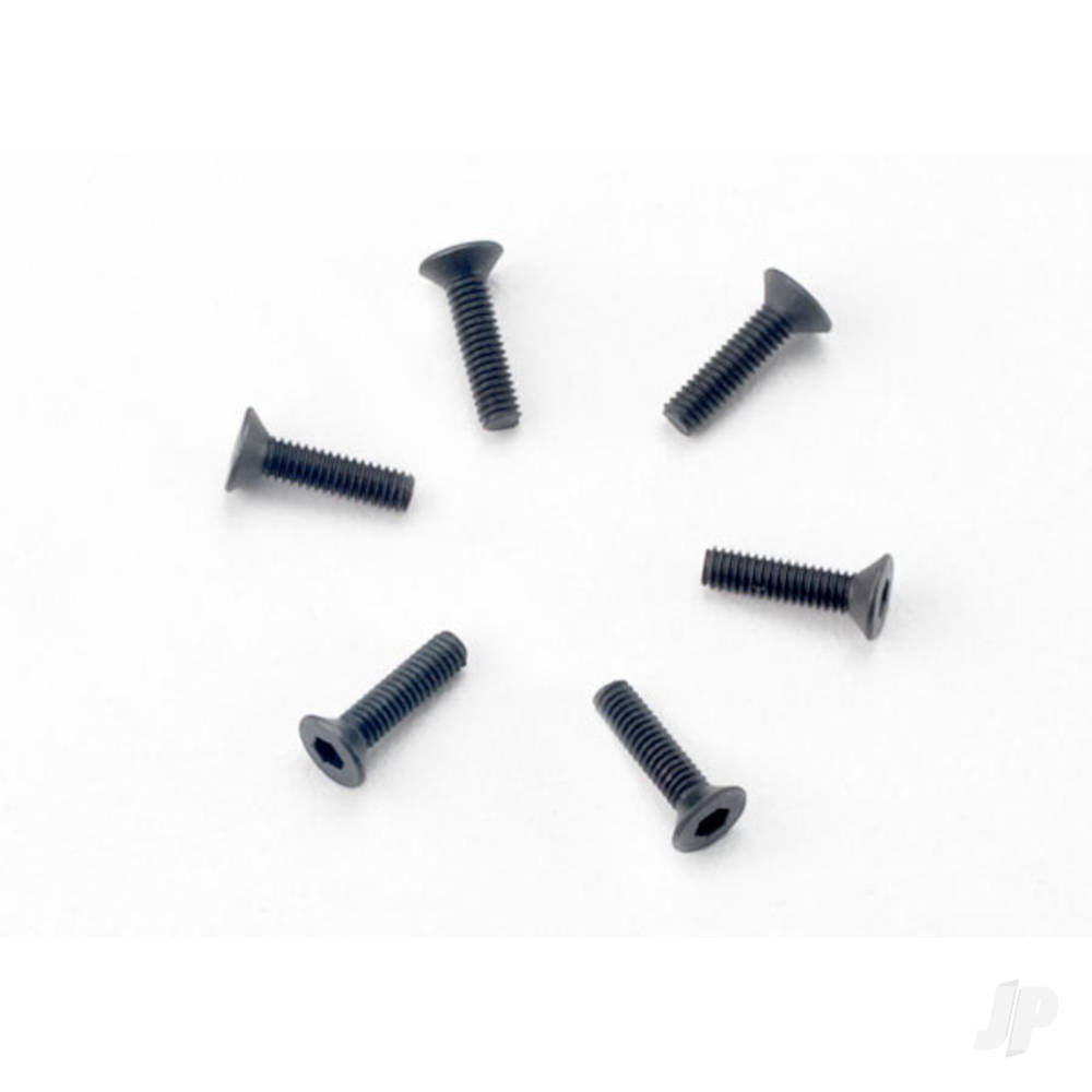 Screws, 2.5x10mm countersunk machine (hex drive) (6 pcs)