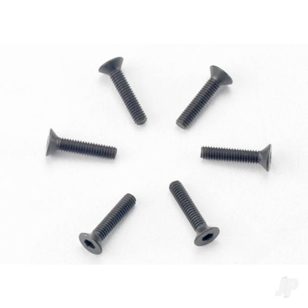 Screws, 2.5x12mm countersunk machine (hex drive) (6 pcs)