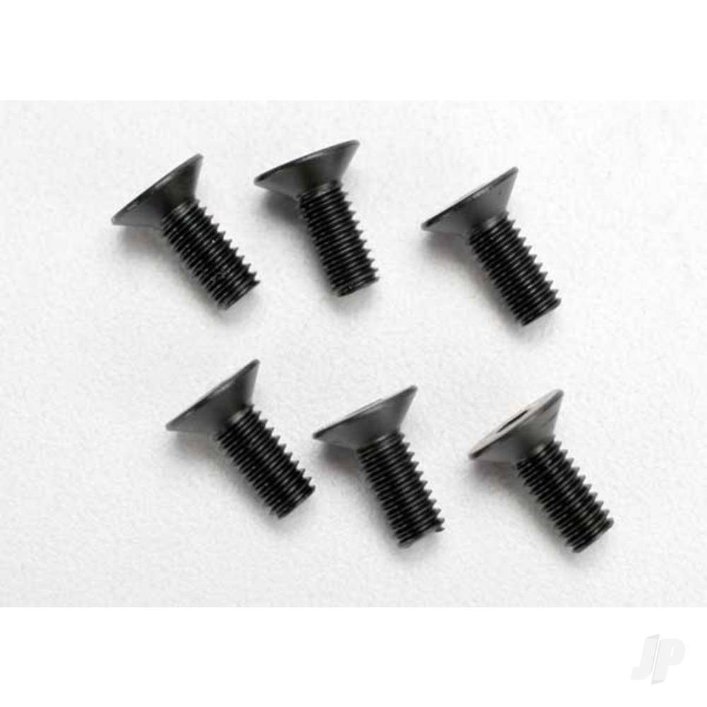 Screws, 4x10mm countersunk machine (hex drive) (6 pcs)