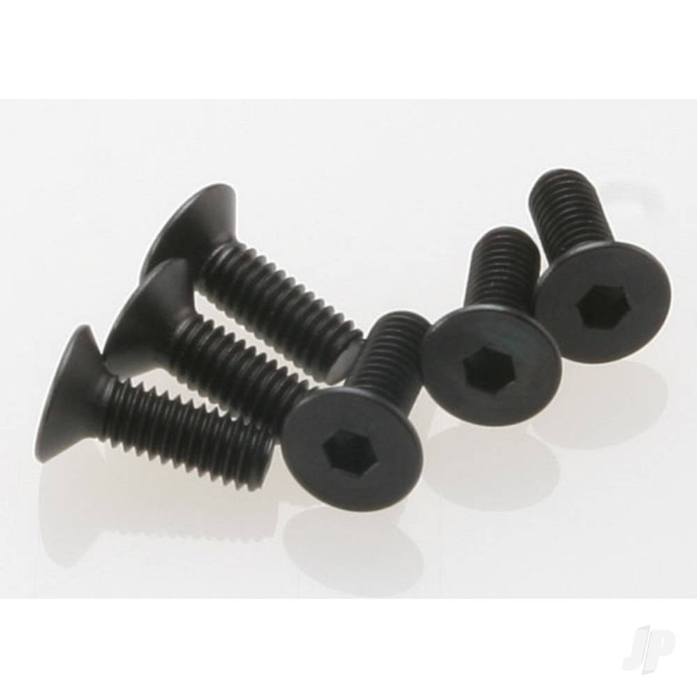 Screws, 4x12mm countersunk machine (hex drive) (6 pcs)