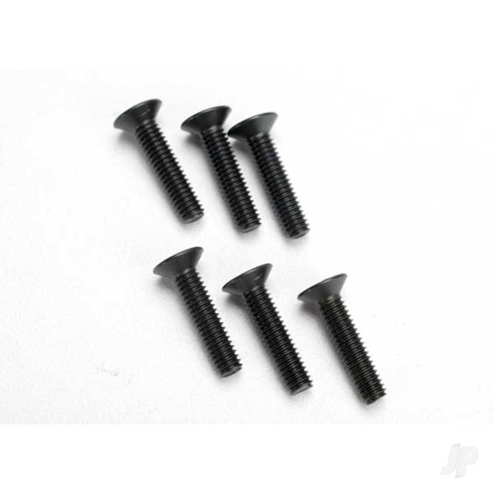 Screws, 4x18mm countersunk machine (hex drive) (6 pcs)