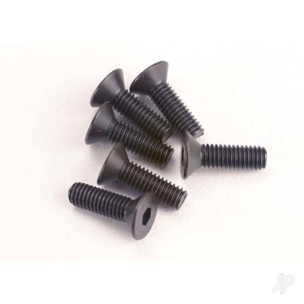 Screws, 3x10mm countersunk machine (6 pcs) (hex drive)