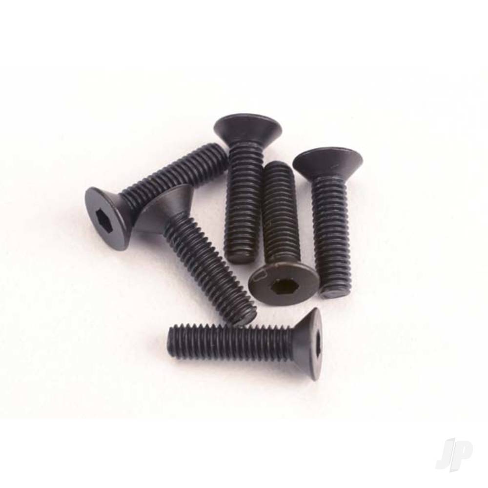 Screws, 3x12mm countersunk machine (6 pcs) (hex drive)