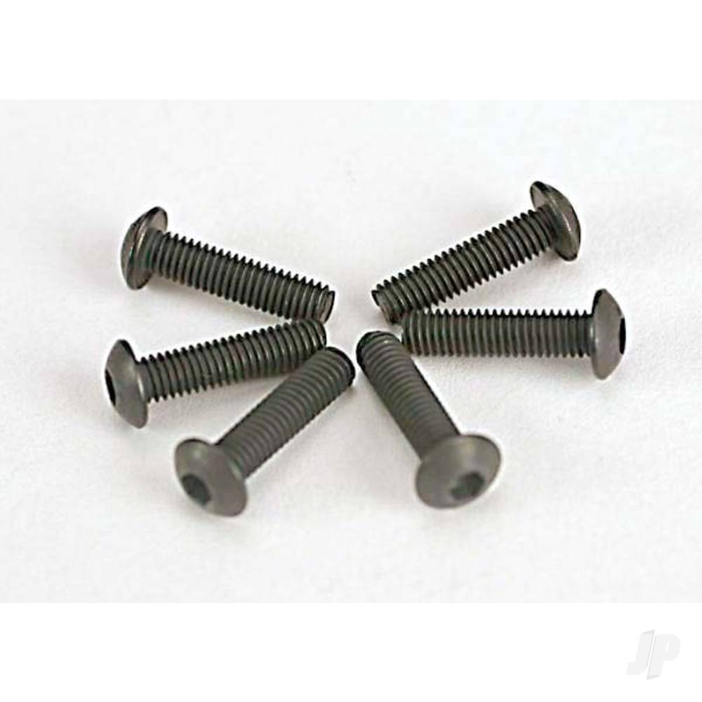 Screws, 3x12mm button-head machine (hex drive) (6 pcs)