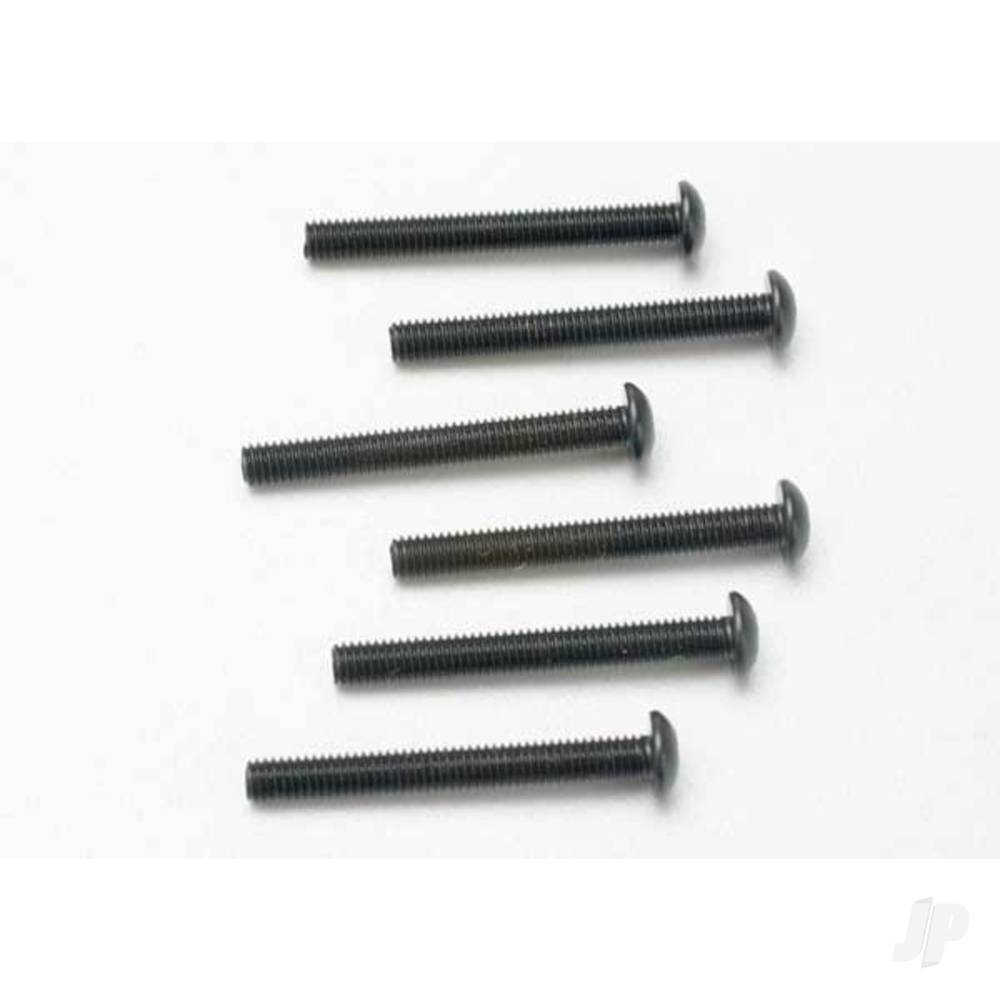 Screws, 3x25mm button-head machine (hex drive) (6 pcs)