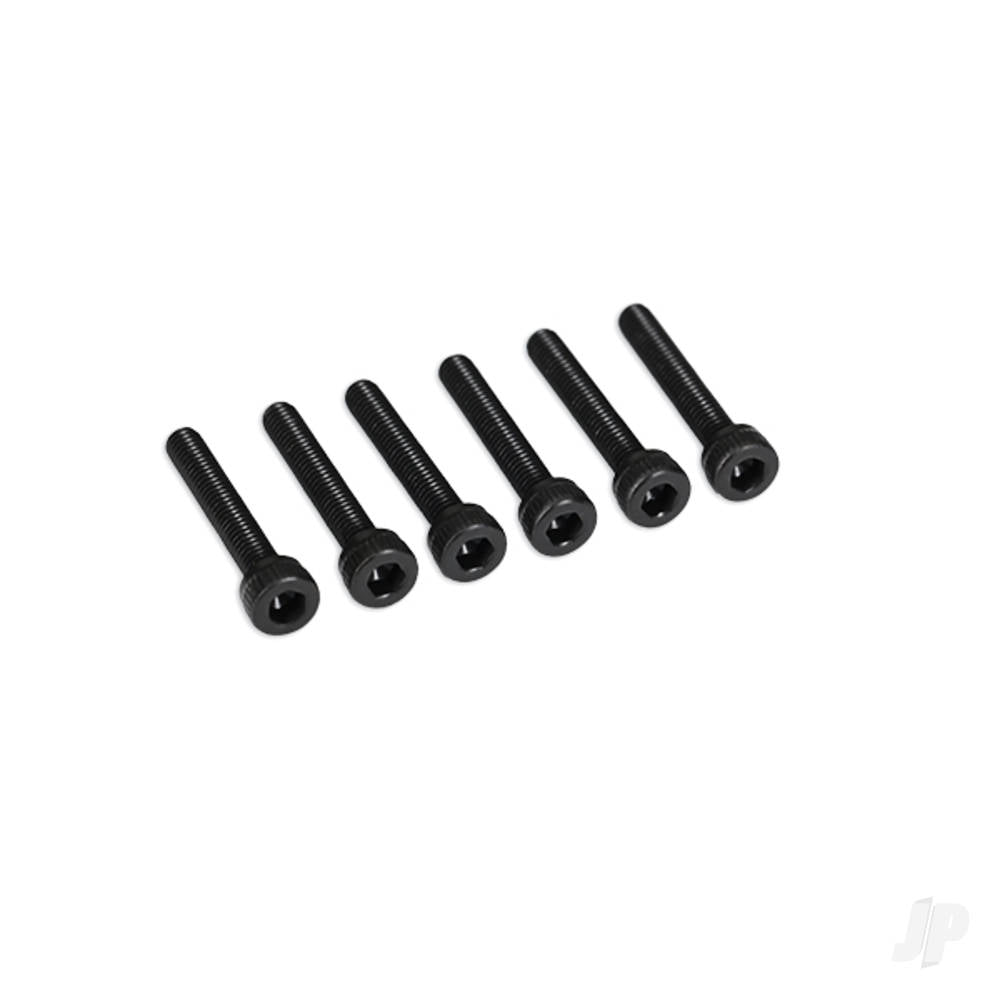 Screws, 3x18mm cap-head machine (hex drive) (6)