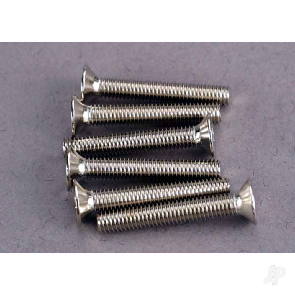 Screws, 3x20mm countersunk machine screws (6 pcs)