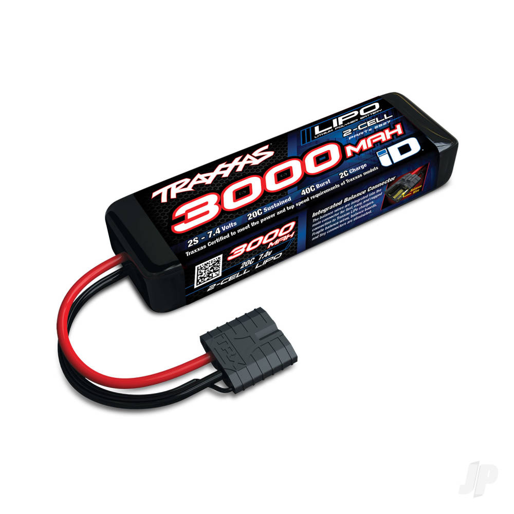 LiPo 2S 3000mAh 7.4V iD Power Cell Battery