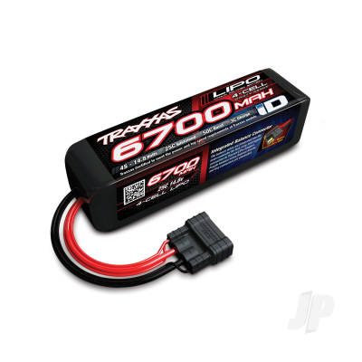 TRAXXAS LiPo 6700mAh 14.8V 4S 25C iD Power Cell Battery