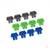 Battery charge indicators (Green (4 pcs), Blue (4 pcs), grey (4 pcs))