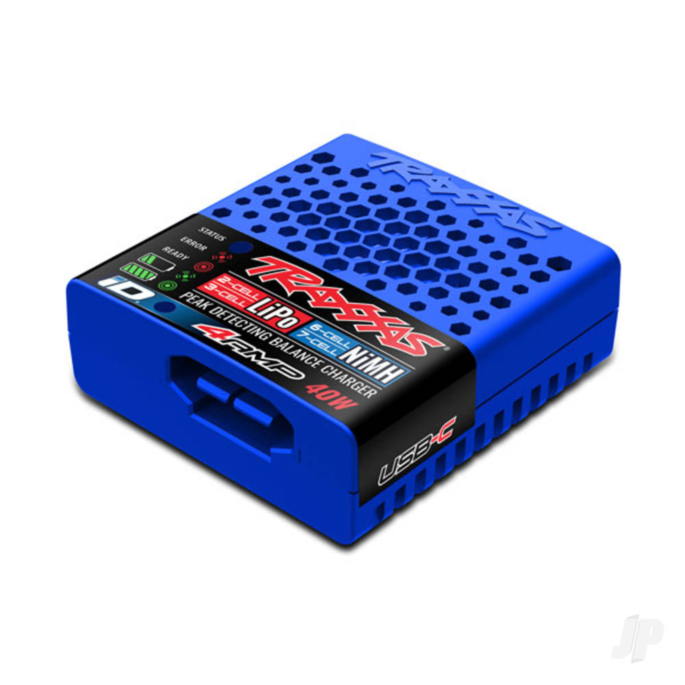 USB-C Multi-Chemistry Charger, 40W, 6-7 cell NiMH/2-3 cell LiPo with iD Auto Battery Identification