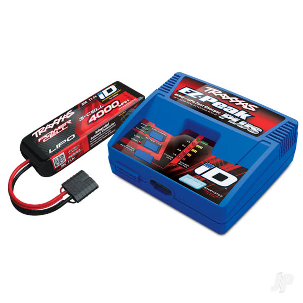 iD Completer Pack with 1x EZ-Peak Plus Charger &amp; 1x LiPo 3S 4000mAh Battery