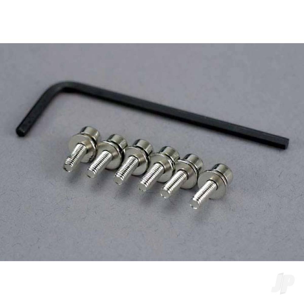 Cap-head screws 3x10mm (6 pcs)