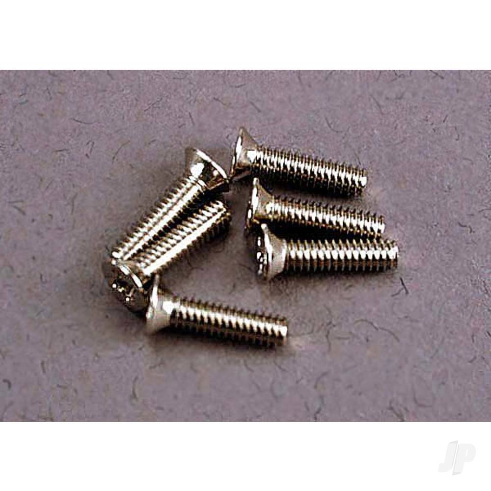 Screws, 2x8mm countersunk machine (6 pcs)