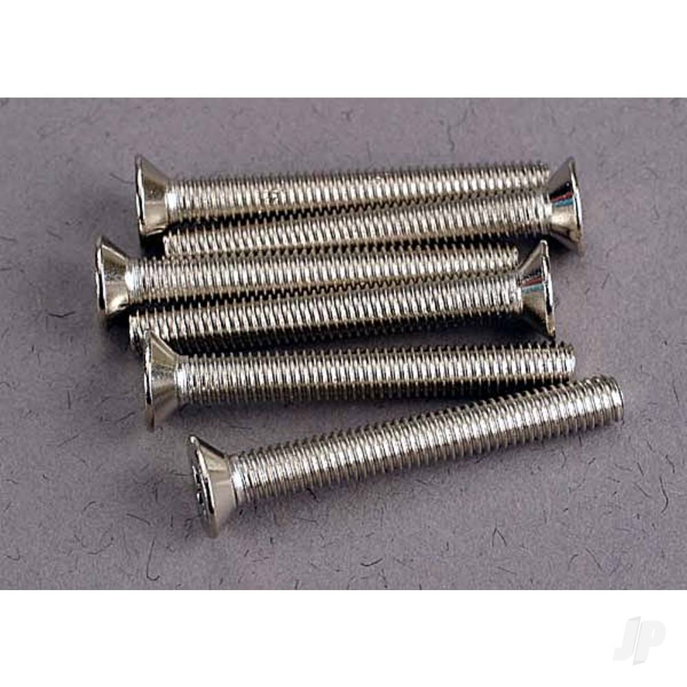 Screws, 3x24mm countersunk machine (6 pcs)