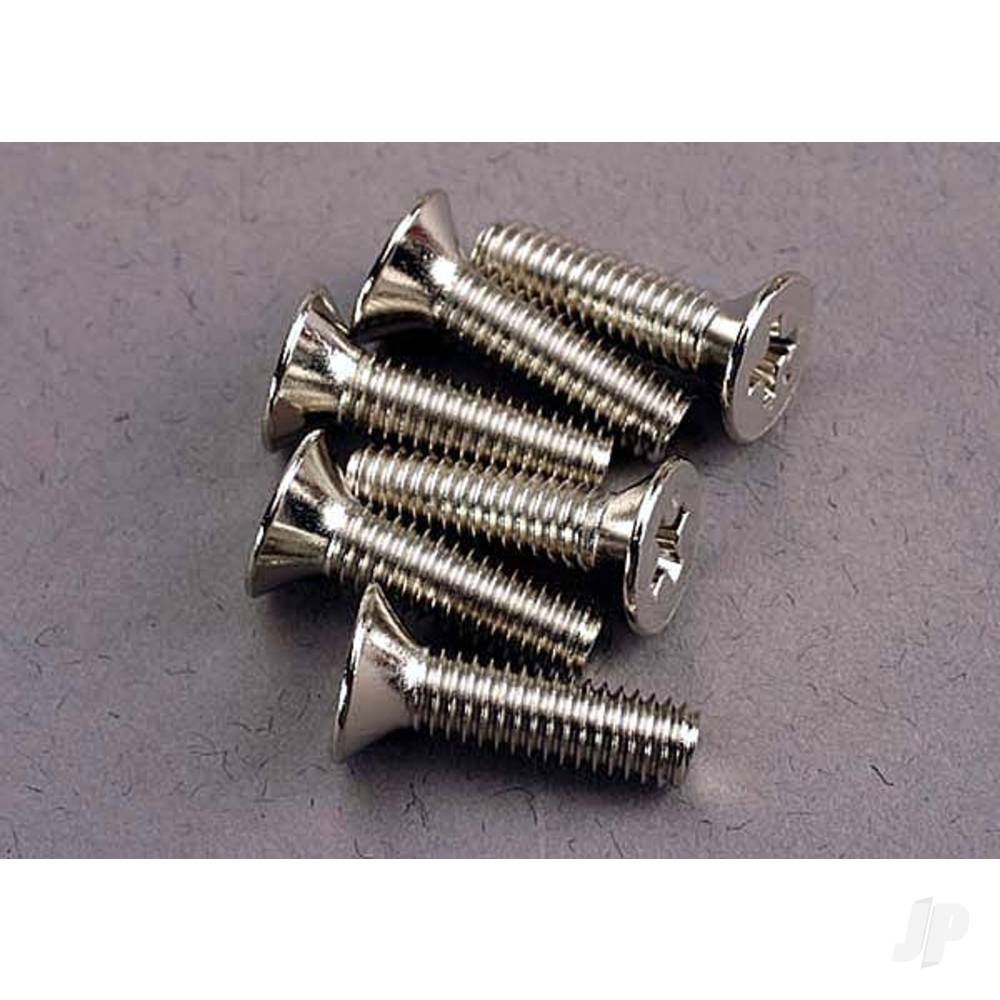 Screws, 4x15mm countersunk machine (6 pcs)