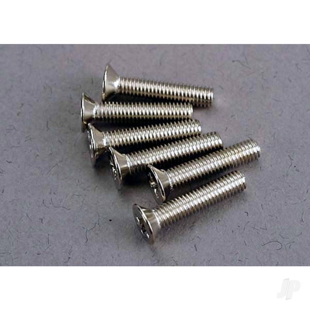 Screws, 3x15mm countersunk machine (6 pcs)