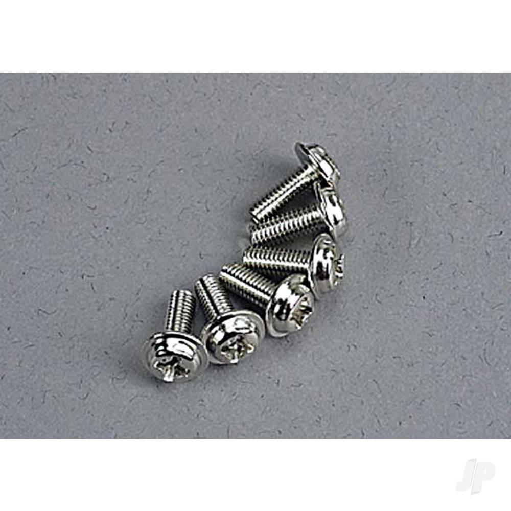 Motor screws (3x8mm washerhead machine) (6 pcs)