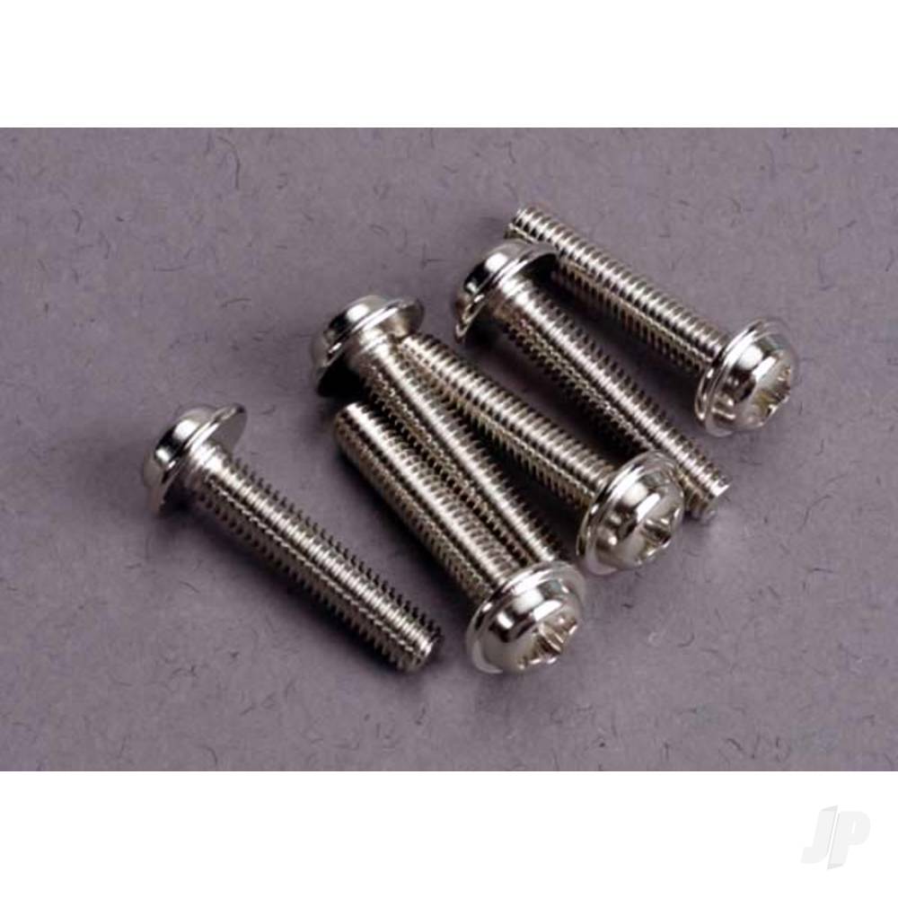 Screws, 3x15mm washerhead machine (6 pcs)