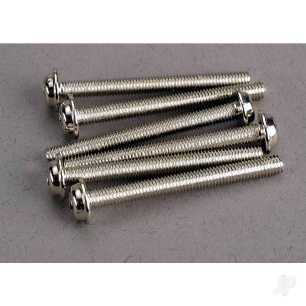 Screws, 3x30mm washerhead machine (6 pcs)