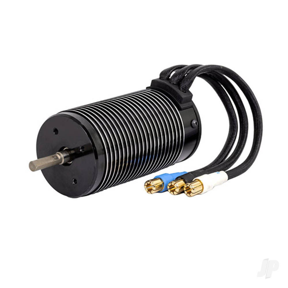 Motor, 2000kV 77mm, brushless (with 6.5mm gold-plated connectors &amp; high-efficiency heatsink)