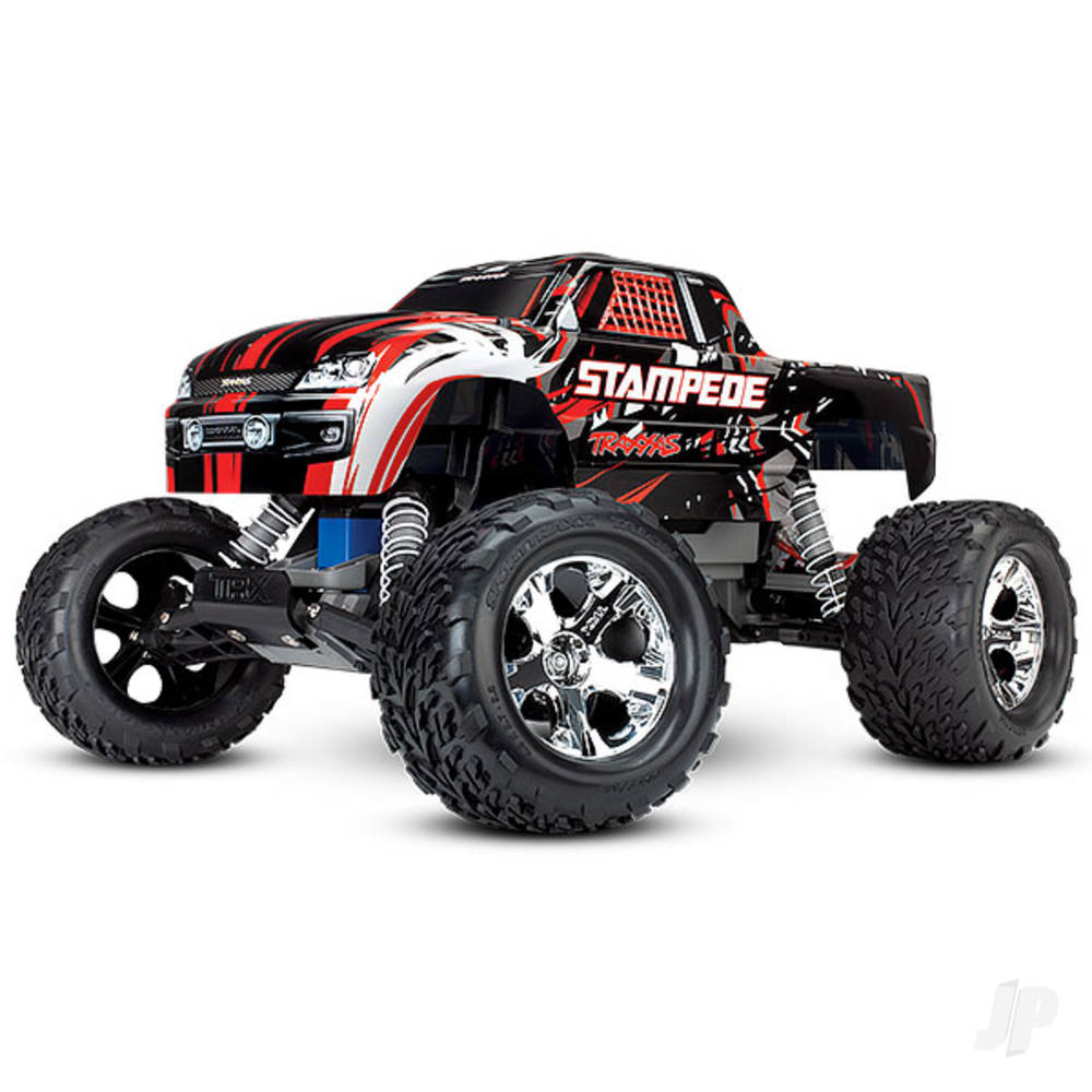 Red Stampede 1:10 2WD RTR Electric Monster Truck (+ TQ 2-ch, XL-5, Titan 550)