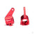 Red anodised steering blocks (Rustler, Stampede, Bandit)