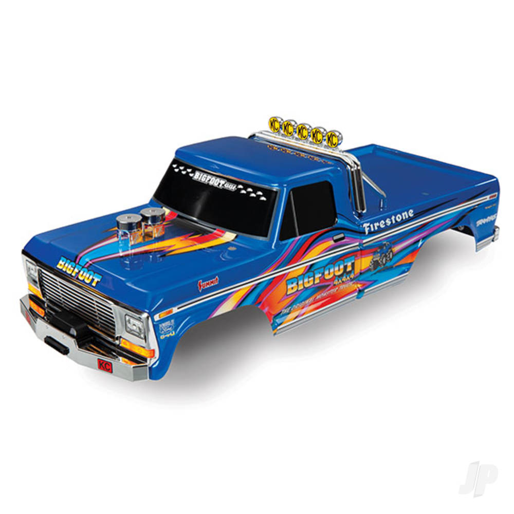 Body, Bigfoot No. 1, Blue-x, Officially Licensed replica (painted, decals applied)