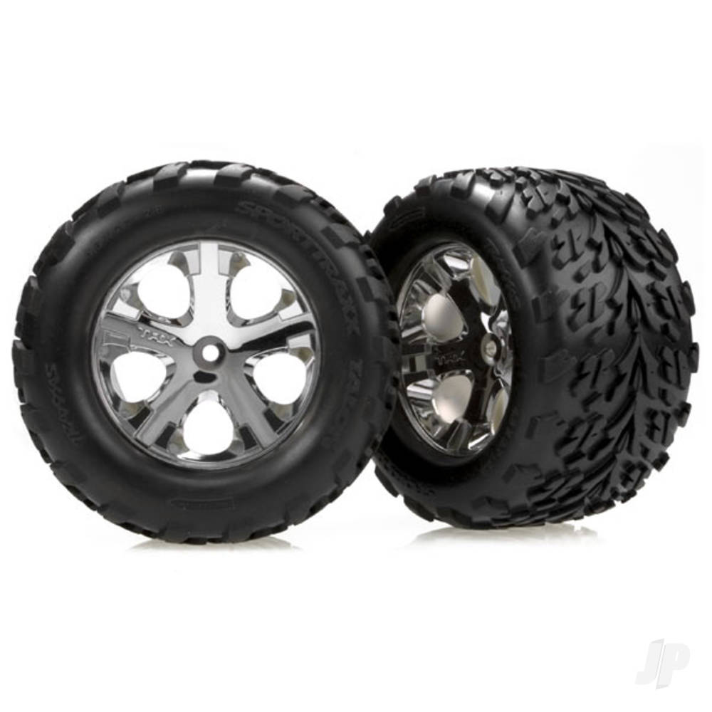 Tyres and Wheels, Assembled Glued (2.8in) (2 pcs)